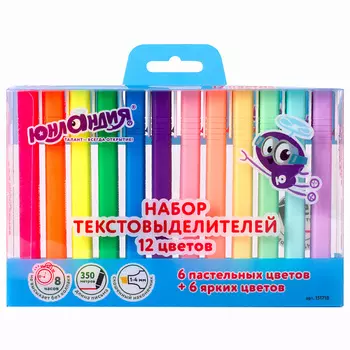 ЮНЛАНДИЯ Набор текстовыделителей COLORSTAR