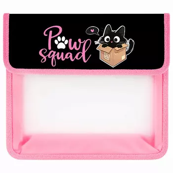 ЮНЛАНДИЯ Папка д/тетрадей А5 НА ЛИПУЧКЕ Кот в коробке