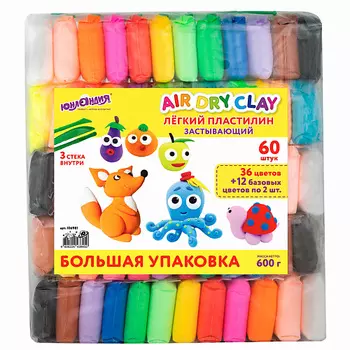 ЮНЛАНДИЯ Пластилин супер легкий воздушный 1.0