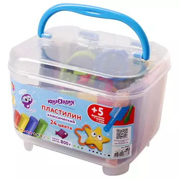 ЮНЛАНДИЯ Пластилин в боксе Подводный мир 1.0