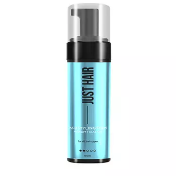 JUST HAIR Пенка для укладки волос средней фиксации Hair Styling Foam