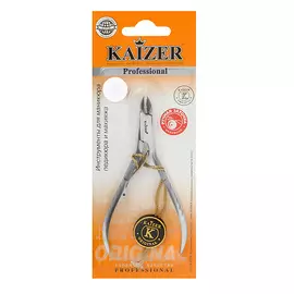 KAIZER Кусачки маникюрные, однопружинные, ручная алмазная заточка