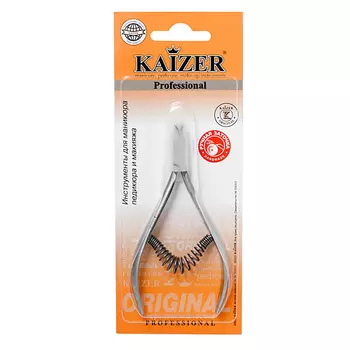 KAIZER Кусачки маникюрные, спиральная пружина, ручная алмазная заточка