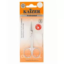 KAIZER Ножницы маникюрные, закругленные, ручная алмазная заточка