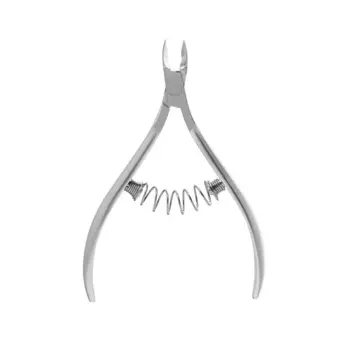 KAIZER PRO Двухпружинные кусачки маникюрные для кутикулы САТИН ХРОМ