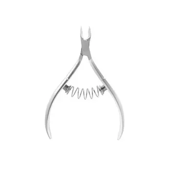 KAIZER PRO Кусачки маникюрные для кутикулы пружина спираль САТИН ХРОМ