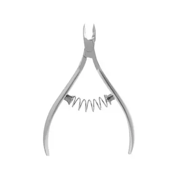 KAIZER PRO Кусачки маникюрные для кутикулы пружина спираль САТИН ХРОМ