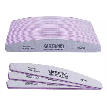 KAIZER PRO Набор пластиковых пилок мягкая лодка #180/240