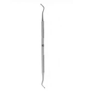 KAIZER PRO Шабер для маникюра САТИН НИКЕЛЬ