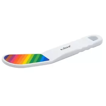 KAIZER Терка педикюрная, пластик, изогнутая