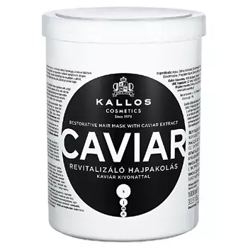 KALLOS COSMETICS Caviar Маска для восстановления поврежденных, тусклых волос 1000.0