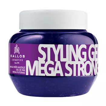 KALLOS COSMETICS Гель для укладки волос Mega Strong, мегасильной фиксации, с провитамином В5 275.0
