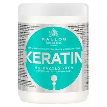 KALLOS COSMETICS Маска Keratin для сухих и поврежденных волос 1000.0