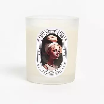 КАНДЕЛЯБРУМ Ароматическая свеча Булочка с корицей