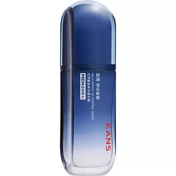 KANS Антивозрастная сыворотка "3-в-1" для мужчин, для контроля жирности кожи лица Multi-Effect Oil-Control Serum