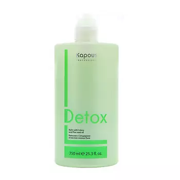 KAPOUS Бальзам для волос Сельдереем и маслом семени Льна "Detox" 750