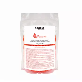 KAPOUS Гелевый воск в гранулах с ароматом Папайя 400.0