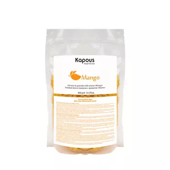 KAPOUS Гелевый воск в гранулах с ароматом Манго 400.0