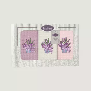 KARNA Кухонные полотенца FREZYA вафельные