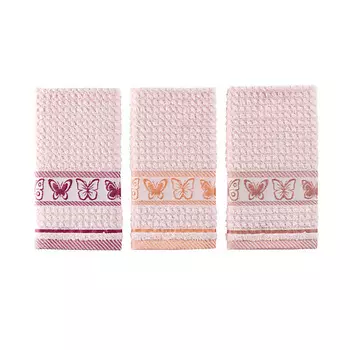 KARNA Кухонные полотенца махровые BUTTERFLY жаккард