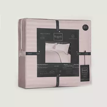 KARNA Постельное белье LINE сатин евро