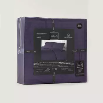 KARNA Постельное белье LINE сатин евро