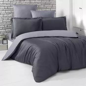 KARNA Постельное белье LOFT сатин евро двухстороннее