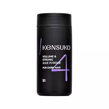 KENSUKO Пудра для объема волос сильная фиксация (для темных волос)