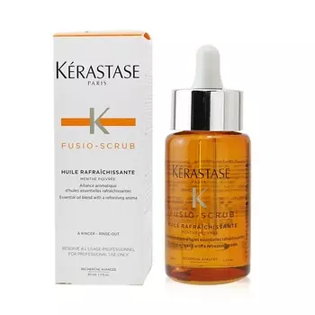 KERASTASE Fusio-Scrub Huile Rafraichissante Масло Рэфрэшисант перечная мята с освежающим ароматом 50.0