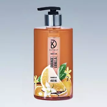 KEYDAY Гель для душа женский парфюмированный Апельсин Ваниль