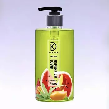 KEYDAY Гель для душа женский парфюмированный Арбуз Манго