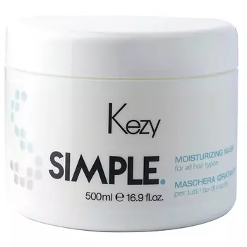 KEZY Увлажняющая маска для волос Moisturizing mask SIMPLE 500