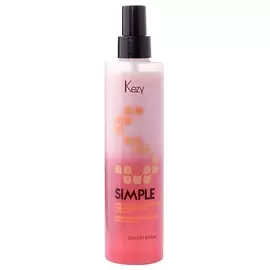 KEZY Восстанавливающий двухфазный спрей-кондиционер с биотином, SIMPLE 250
