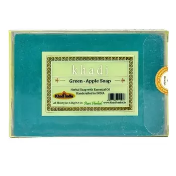 KHADI Натуральное очищающее мыло Зеленое Яблоко 125.0