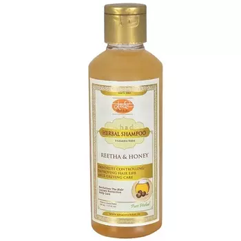 KHADI Шампунь-кондиционер для укрепления волос Ритха и Мед 210