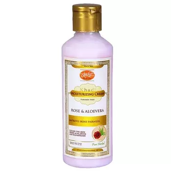 KHADI Увлажняющий крем c Роз и Алоэ вера 210.0