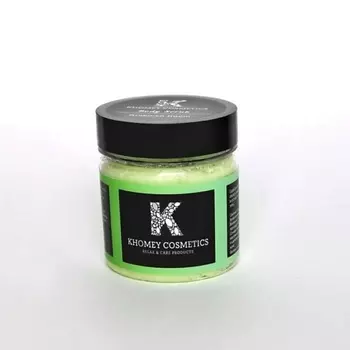 KHOMEY COSMETICS Кремовый скраб для тела из масел Greenish Boom, зеленое яблоко 150.0
