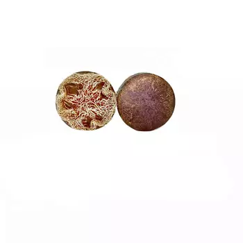 KHOMEY COSMETICS Мыло твердое с люфой осеннее утро с древесной нотой и маслом миндаля 180.0