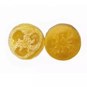 KHOMEY COSMETICS Мыло твердое с люфой с ароматом овсяного печенья, меда и молока 180.0