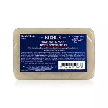 KIEHL'S Отшелушивающее мыло Ultimate Man Body Scrub Soap