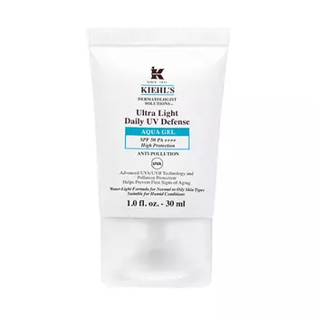 KIEHL'S Солнцезащитный крем-гель для жирной кожи Ultra Light Daily UV Defense Aqua Gel SPF 50