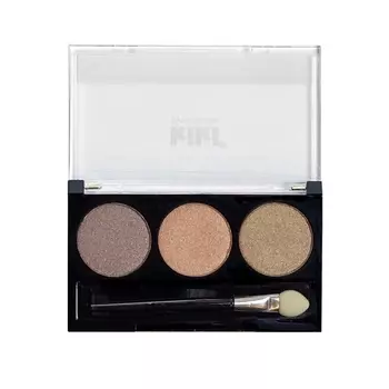 KIKI Тени для век SHADOW TRIO COLLECTION COLOR