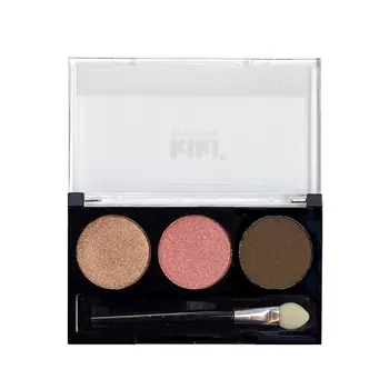 KIKI Тени для век SHADOW TRIO COLLECTION COLOR