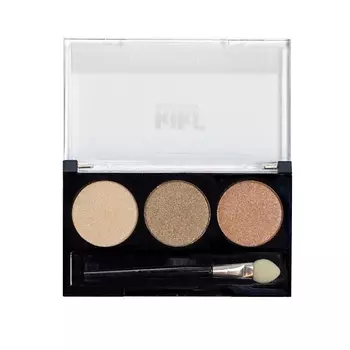 KIKI Тени для век SHADOW TRIO COLLECTION COLOR