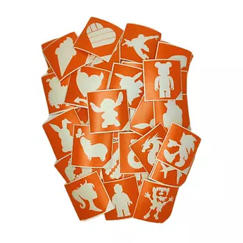 KILDIMIA Набор трафаретов для блеск тату 48.0