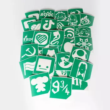 KILDIMIA Набор трафаретов для блеск тату 48.0