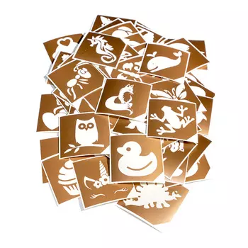 KILDIMIA Набор трафаретов для блеск тату 48.0