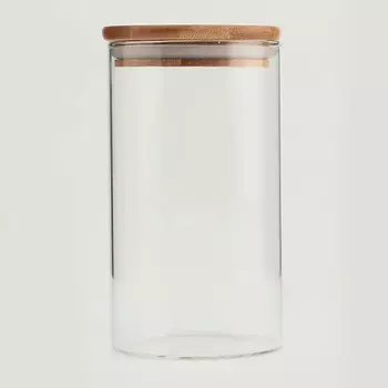 KIMBERLY Банка для хранения с деревянной крышкой, 1400 мл