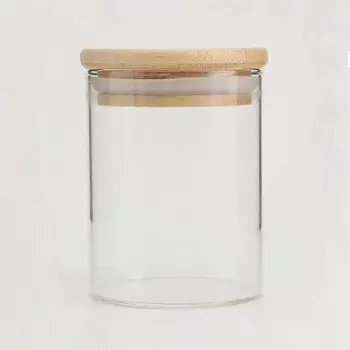 KIMBERLY Банка для хранения с деревянной крышкой, 200 мл