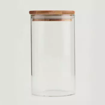 KIMBERLY Банка для хранения с деревянной крышкой, 1000 мл